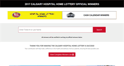 Desktop Screenshot of calgaryhospitalhomelottery.com